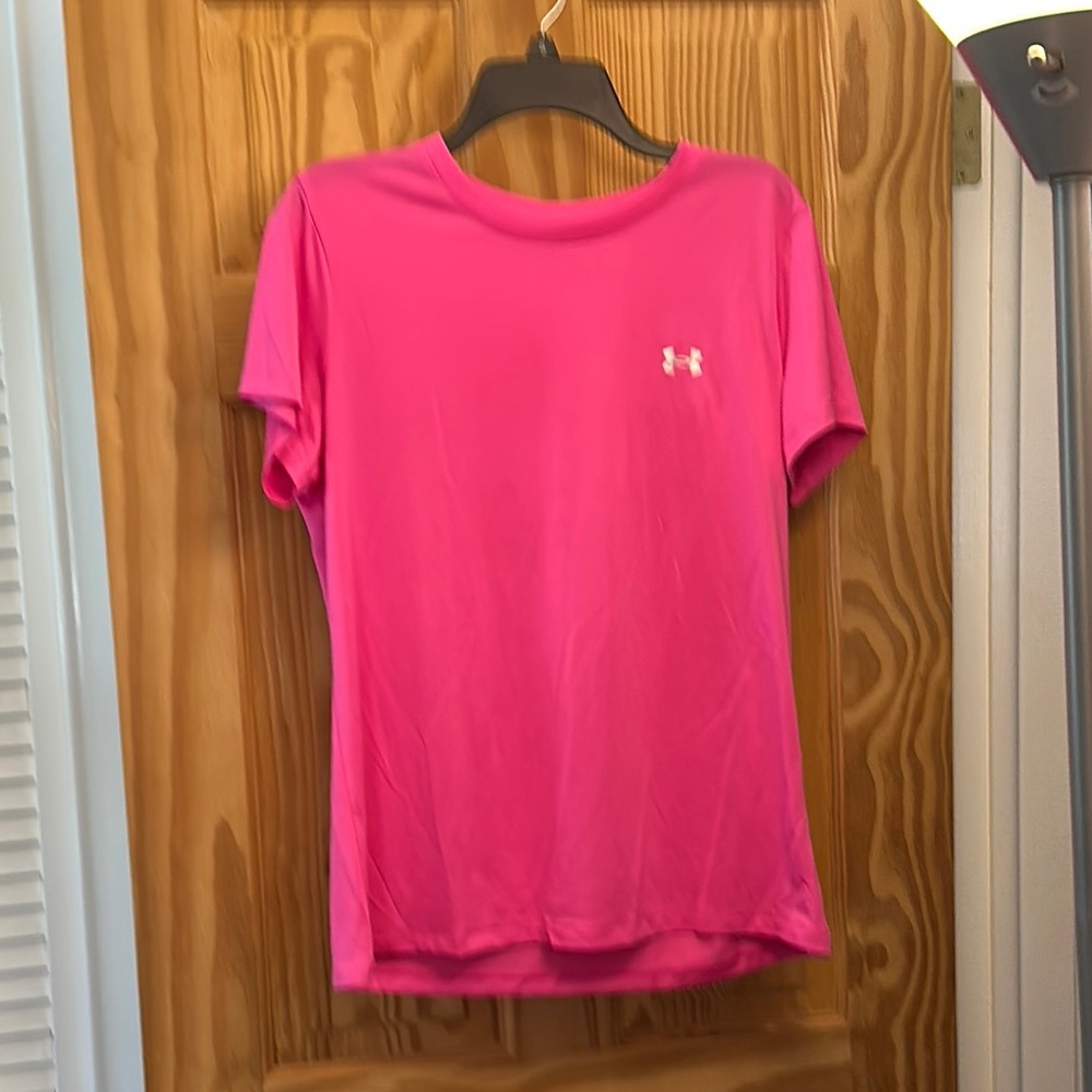 Under Armour Pink Short Sleeve Tee